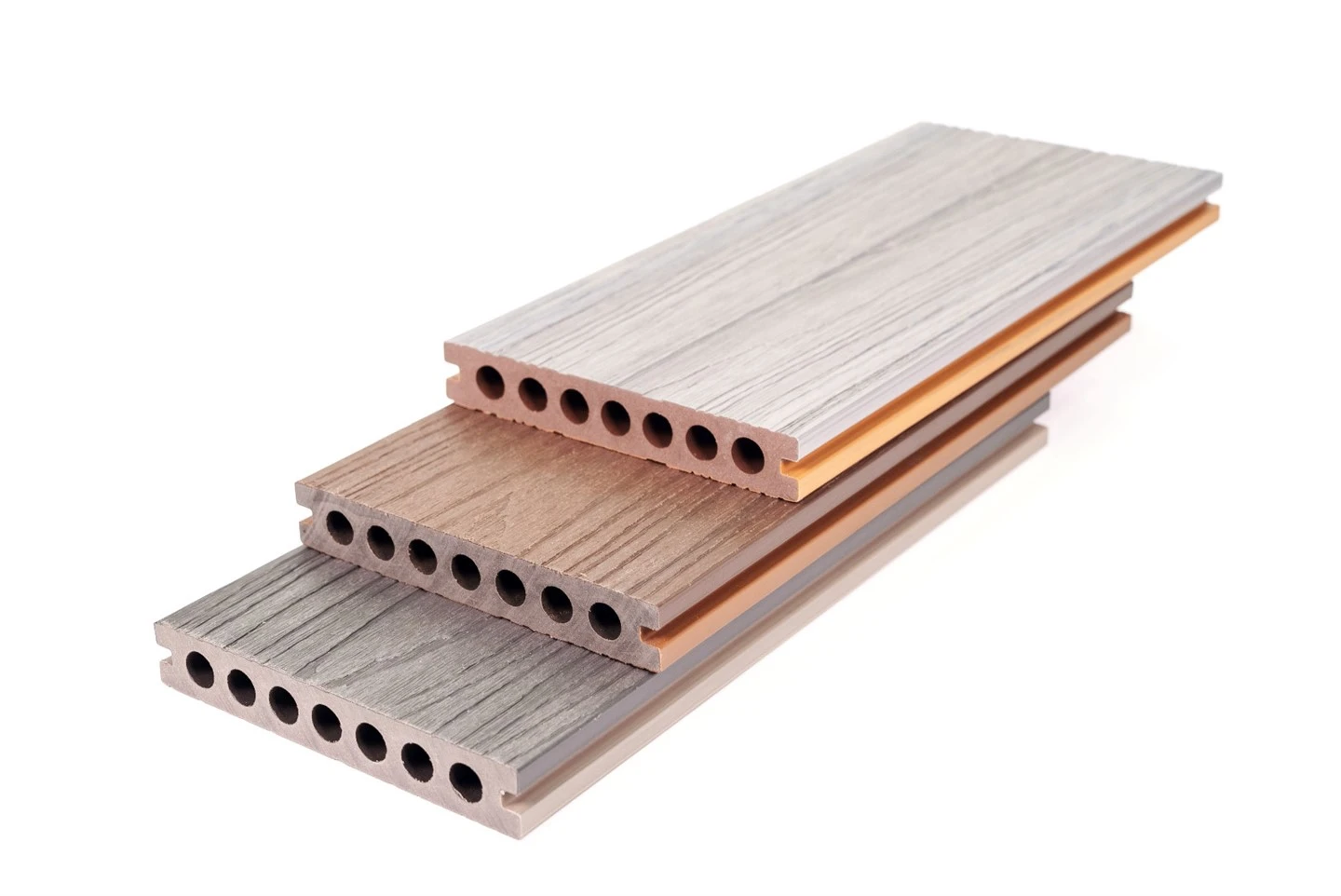 OEM ODM Economic Wood Plastic Composite WPC Co-extrusion Decking For Villa Garden Home Decoration high quality